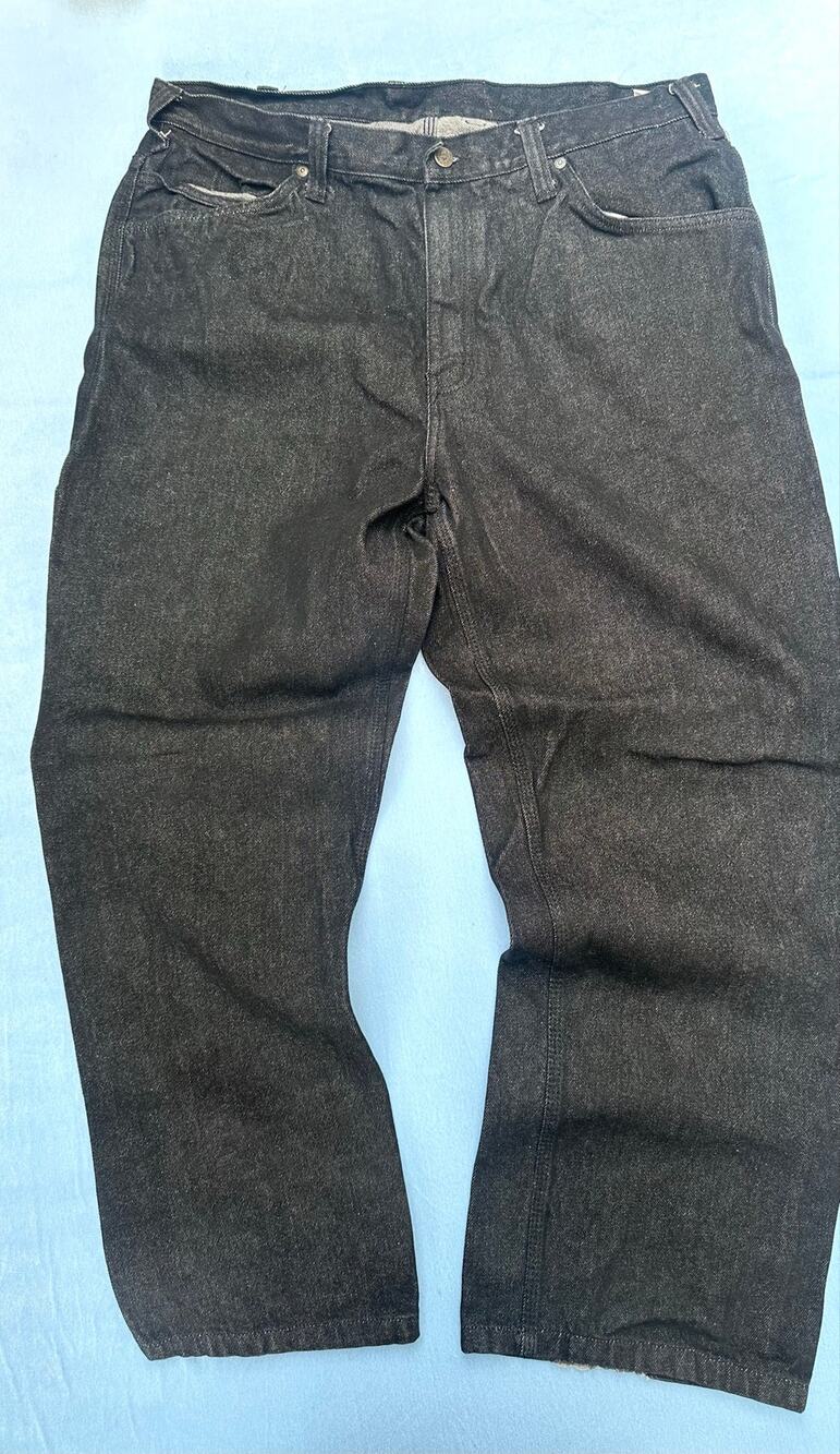 Ben Davis Carpenter Pants Black Denim Mens 38 Workwear Utility Jeans